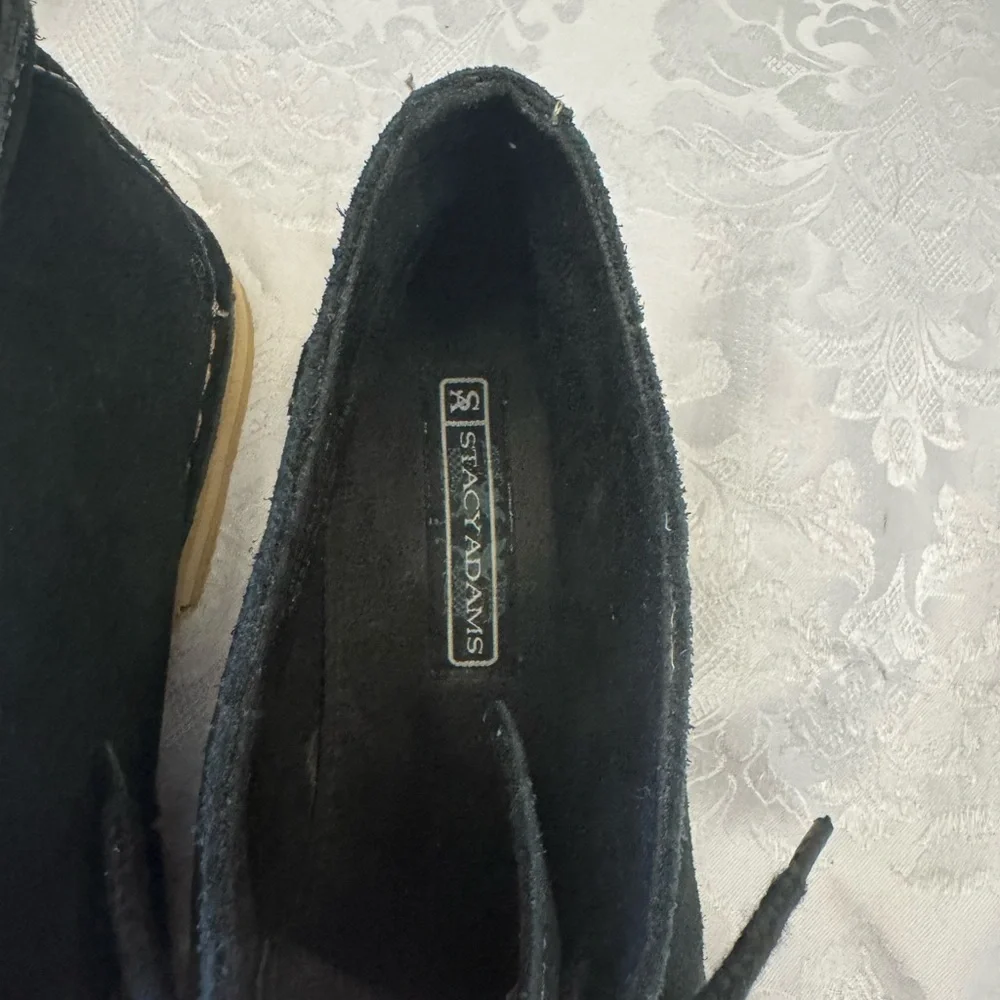 Stacy Adam’s 10.5M Black Suede Desert Chukka Boot Comfort Shoe‎